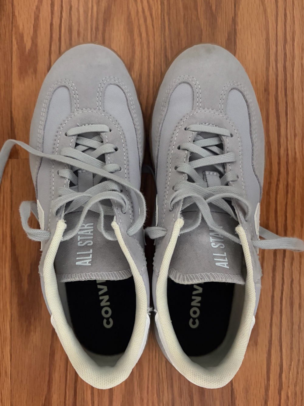 Converse Light Gray Low-Profile Sneakers